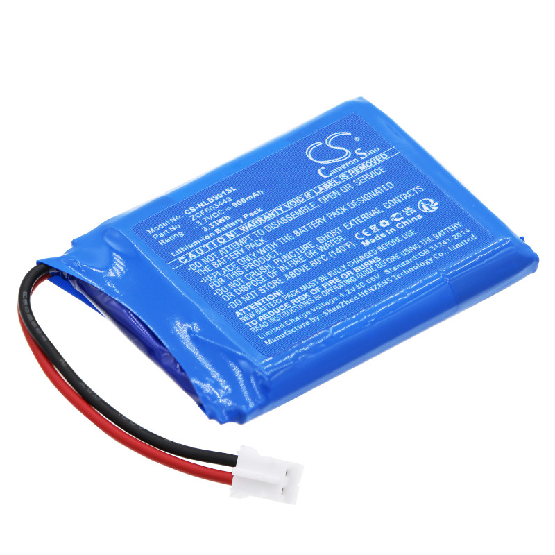 Nolan N-COM 901 X / ZCF603443 900mAh 3.33Wh Li-Ion 3.7V (Cameron Sino)