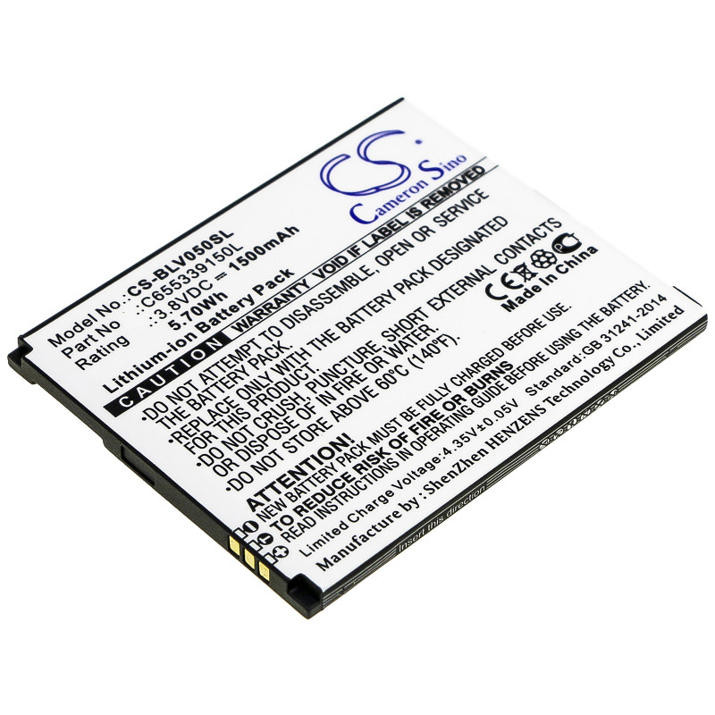 Blu Vivo 5 Mini / C655339150L 1500mAh 5.70Wh Li-Ion 3.7V (Cameron Sino)