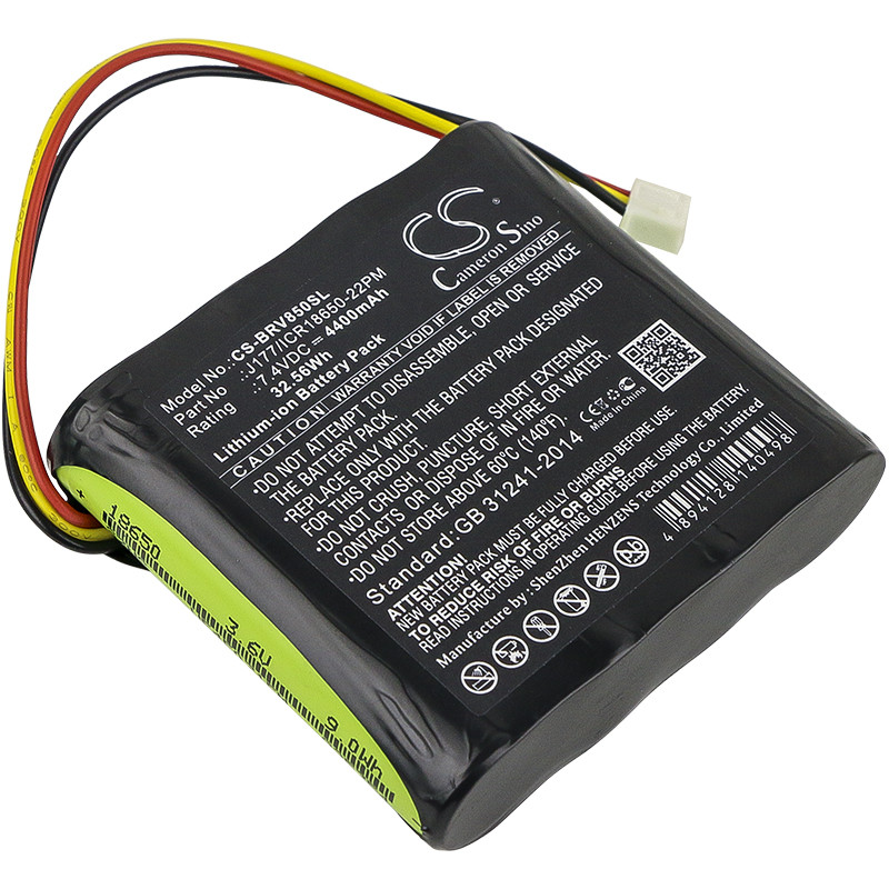 Braven BRV-HD / J177/ICR18650-22PM 4400mAh 32.56Wh Li-Ion 7.4V (Cameron Sino)
