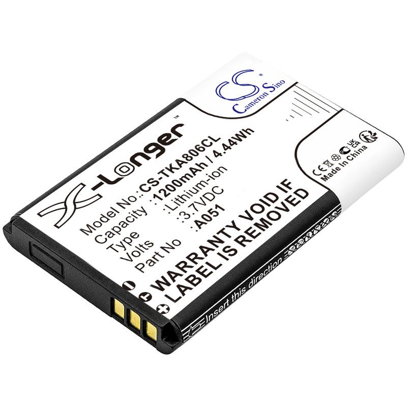 Toshiba IP4100 / RTR001F02 1200mAh 4.44Wh Li-Ion 3.7V (Cameron Sino)