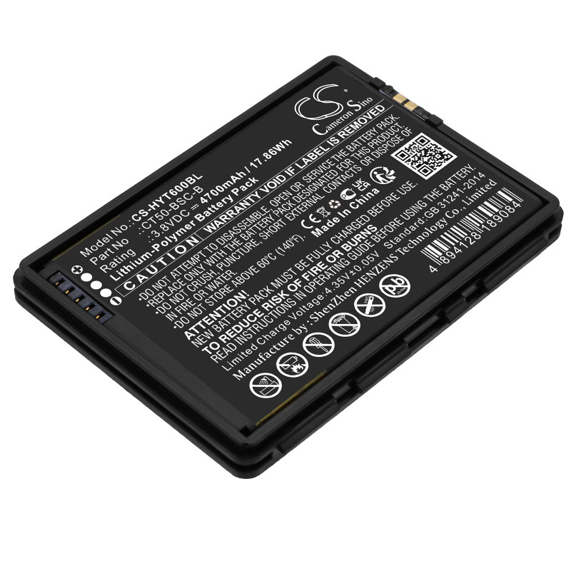 Honeywell Dolphin CT60 / CT50-BSC-B 4700mAh 17.86Wh Li-Polymer 3.8V (Cameron Sino)