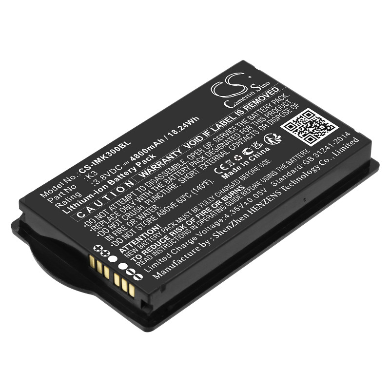 iData K3 / CLP606 4800mAh 18.24Wh Li-Ion 3.8V (Cameron Sino)