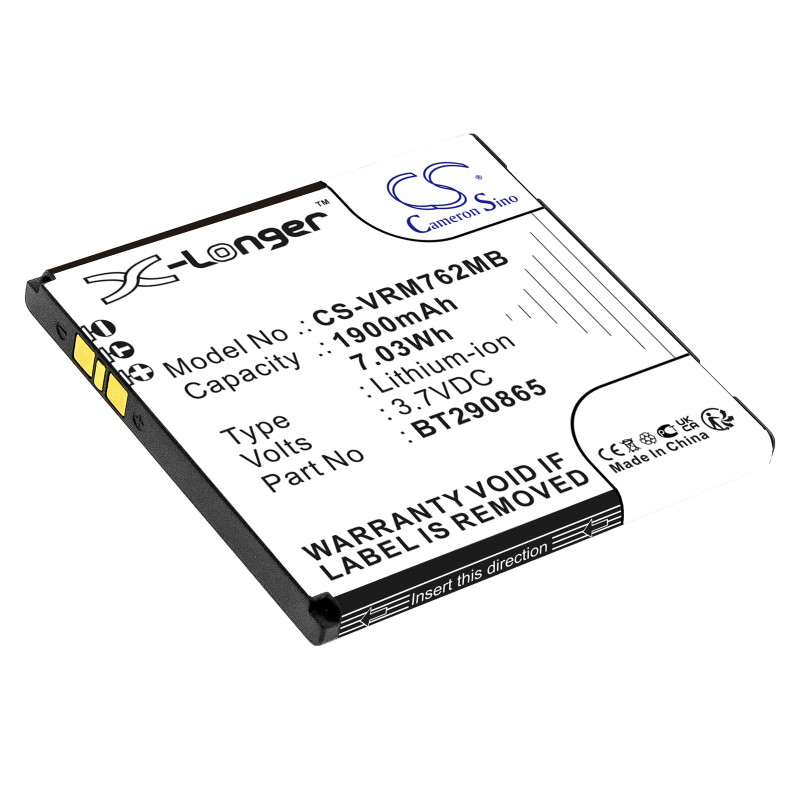 Vtech RM5752 / BT290865 1900mAh 7.03Wh Li-Ion 3.7V (Cameron Sino)
