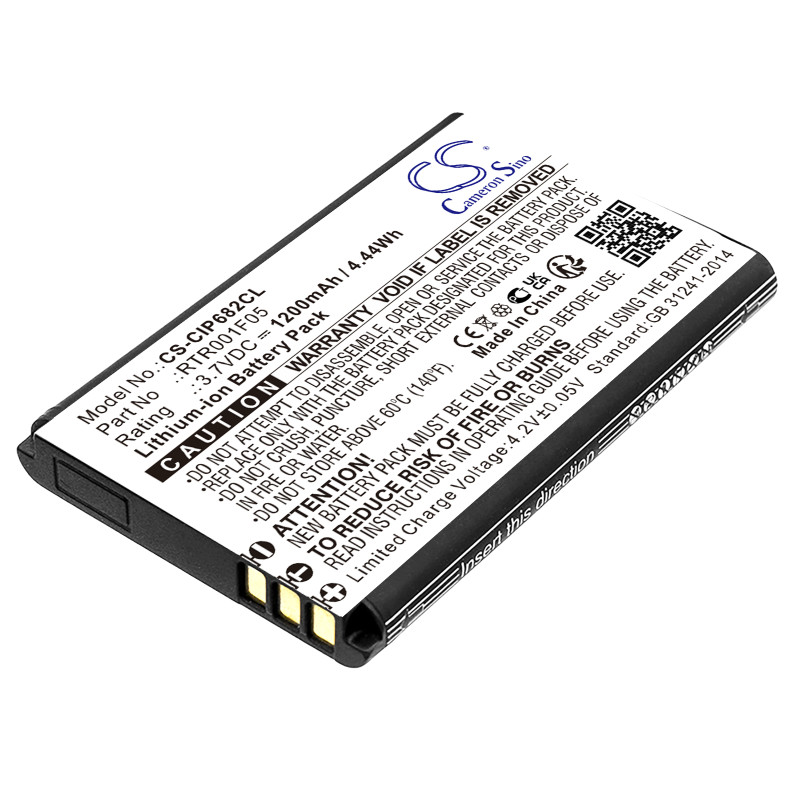 Cisco IP DECT 6800 / RTR001F05 1200mAh 4.44Wh Li-Ion 3.7V (Cameron Sino)