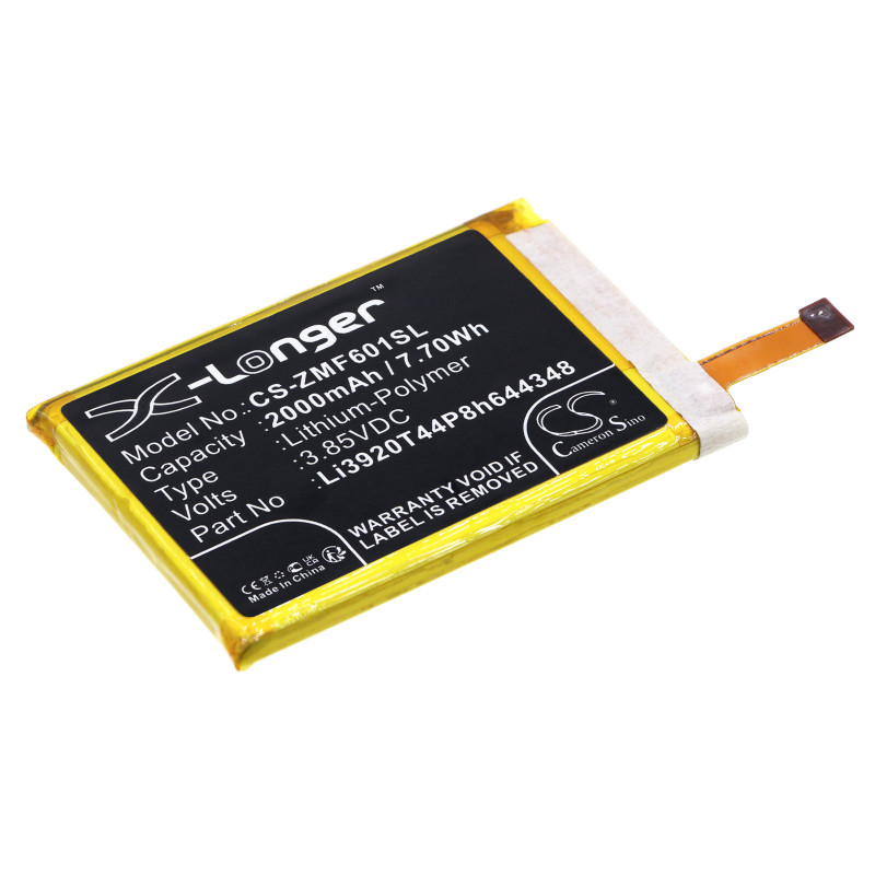 ZTE Pocket WiFi 601ZT / Li3920T44P8h644348 2000mAh 7.70Wh Li-Polymer 3.85V (Cameron Sino)