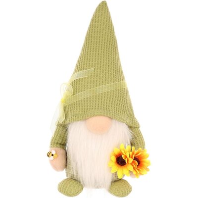 Skrzat wielkanocny SASKA GARDEN Gnom Słonecznik Zielony 20 cm