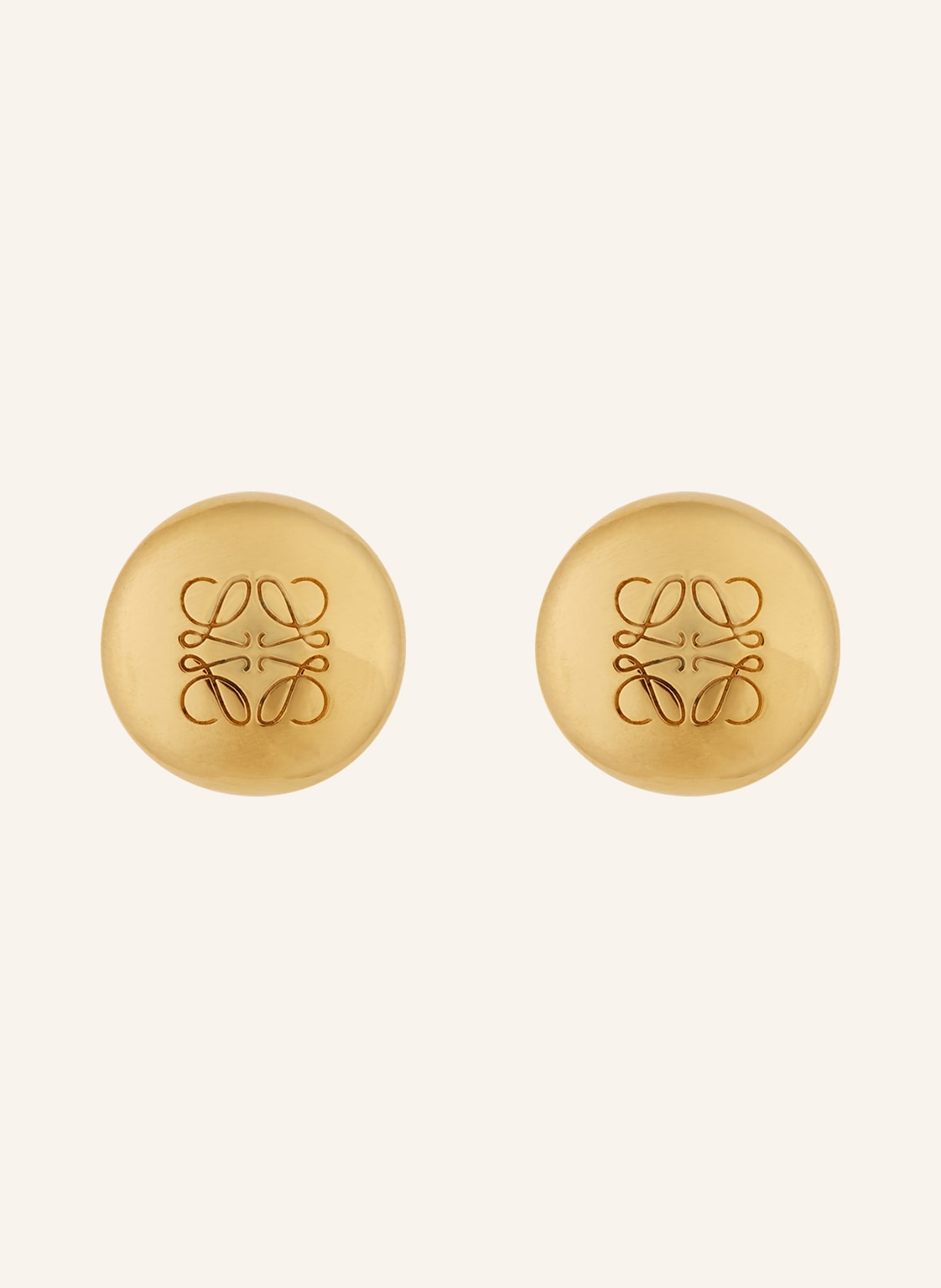 Loewe Kolczyki Na Sztyft Anagram Pebble gold