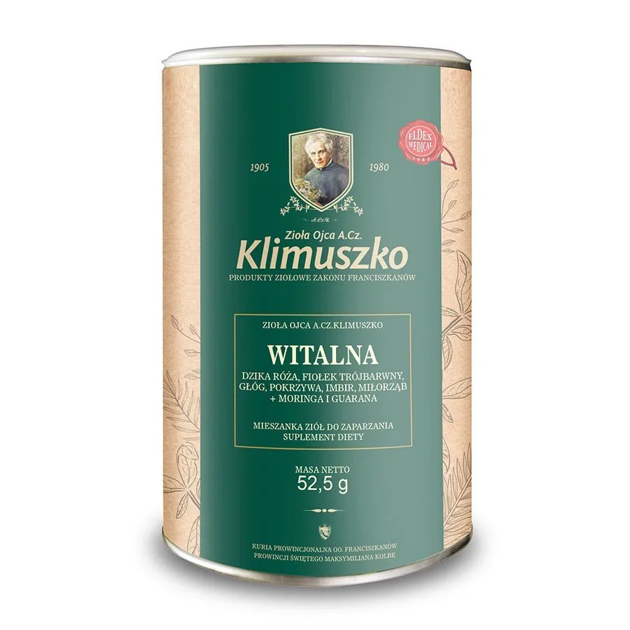 Mieszanka ziół na WITALNOŚĆ 52,5g/30 saszetek – ODZYSKAJ ENERGIĘ!
