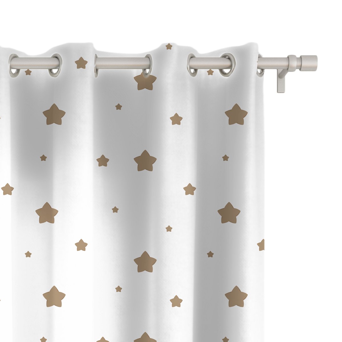 Zasłona dla dzieci BUNNY BLISS wzór D249 | gwiezdne zajączki 150 x 160 cm tkanina standard