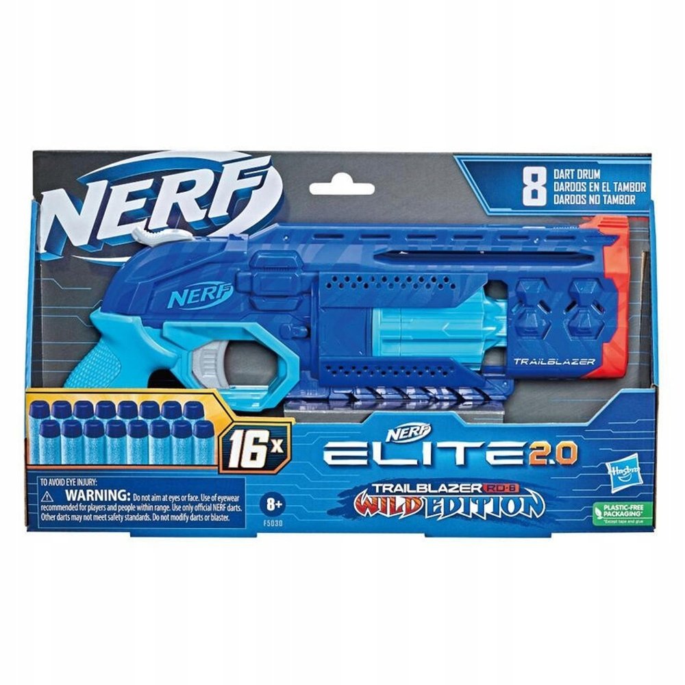 NERF F5030 BLASTER ELITE 2.0 TRAILBLAZER RD8 + 16 strzałek