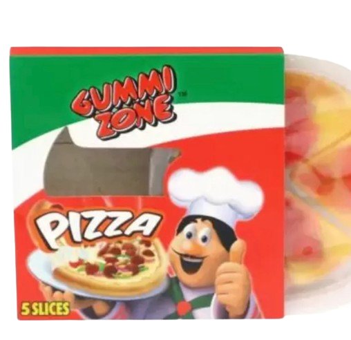 ŻELKI GUMMI ZONE PIZZA XXL 21G CANDY PIZZA ŻELKI W KSZTAŁCIE PIZZY