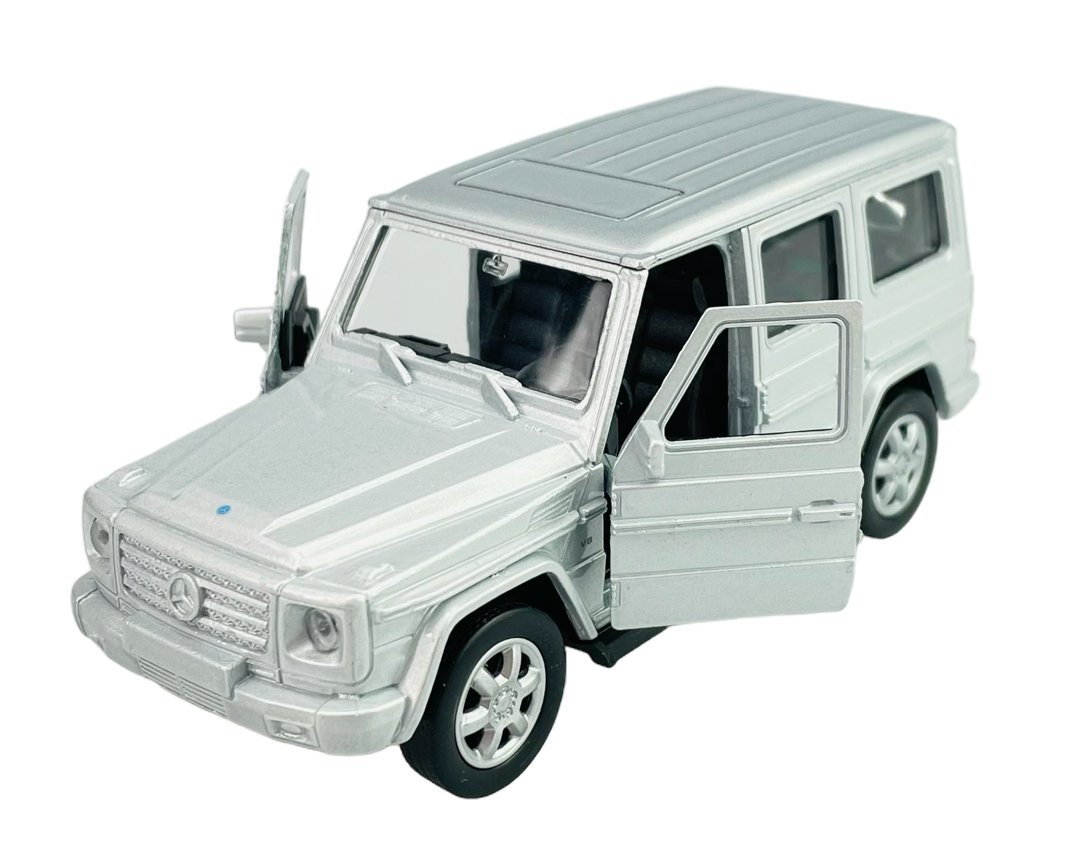 WELLY MERCEDES-BENZ KLASA G SREBRNY 1:34 SAMOCHÓD NOWY METALOWY MODEL