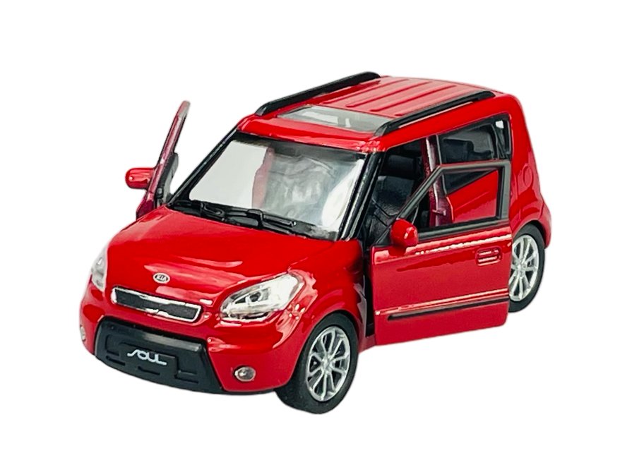 WELLY KIA SOUL CZERWONA 1:34 SAMOCHÓD NOWY METALOWY MODEL