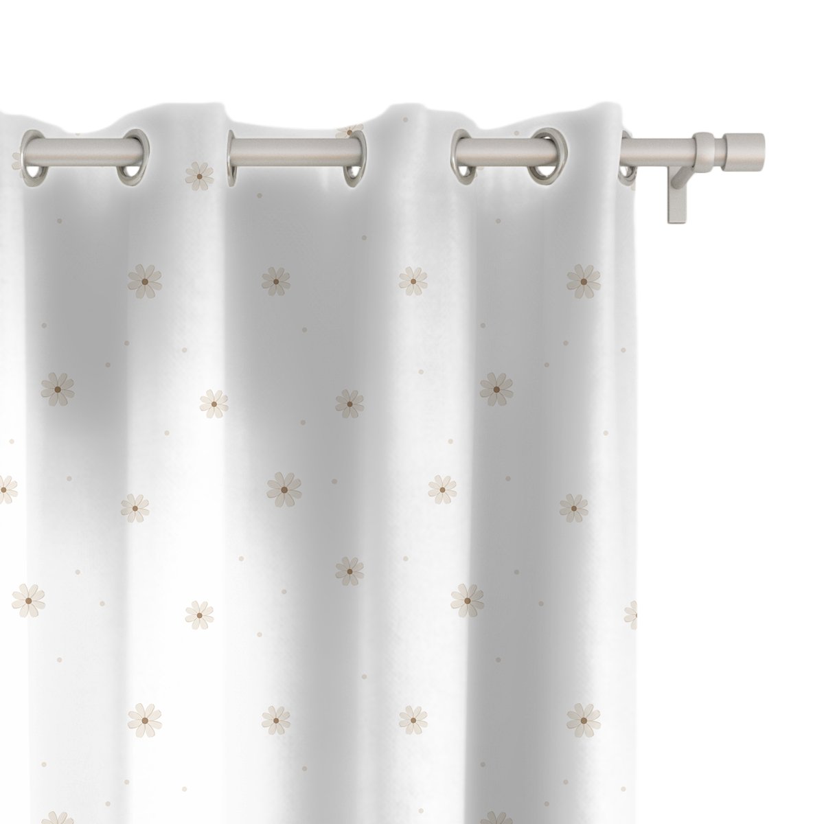 Zasłona dla dzieci BUNNY BLISS wzór D242 | kwiatuszki 150 x 260 cm tkanina standard