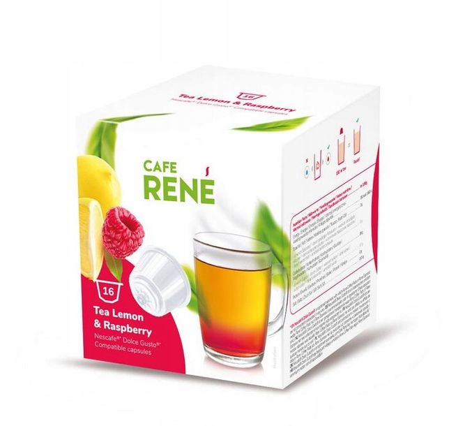 ﻿kapsułki Dolce Gusto TEA herbata LEMON & RASPBERRY cytrynowo-malinowa