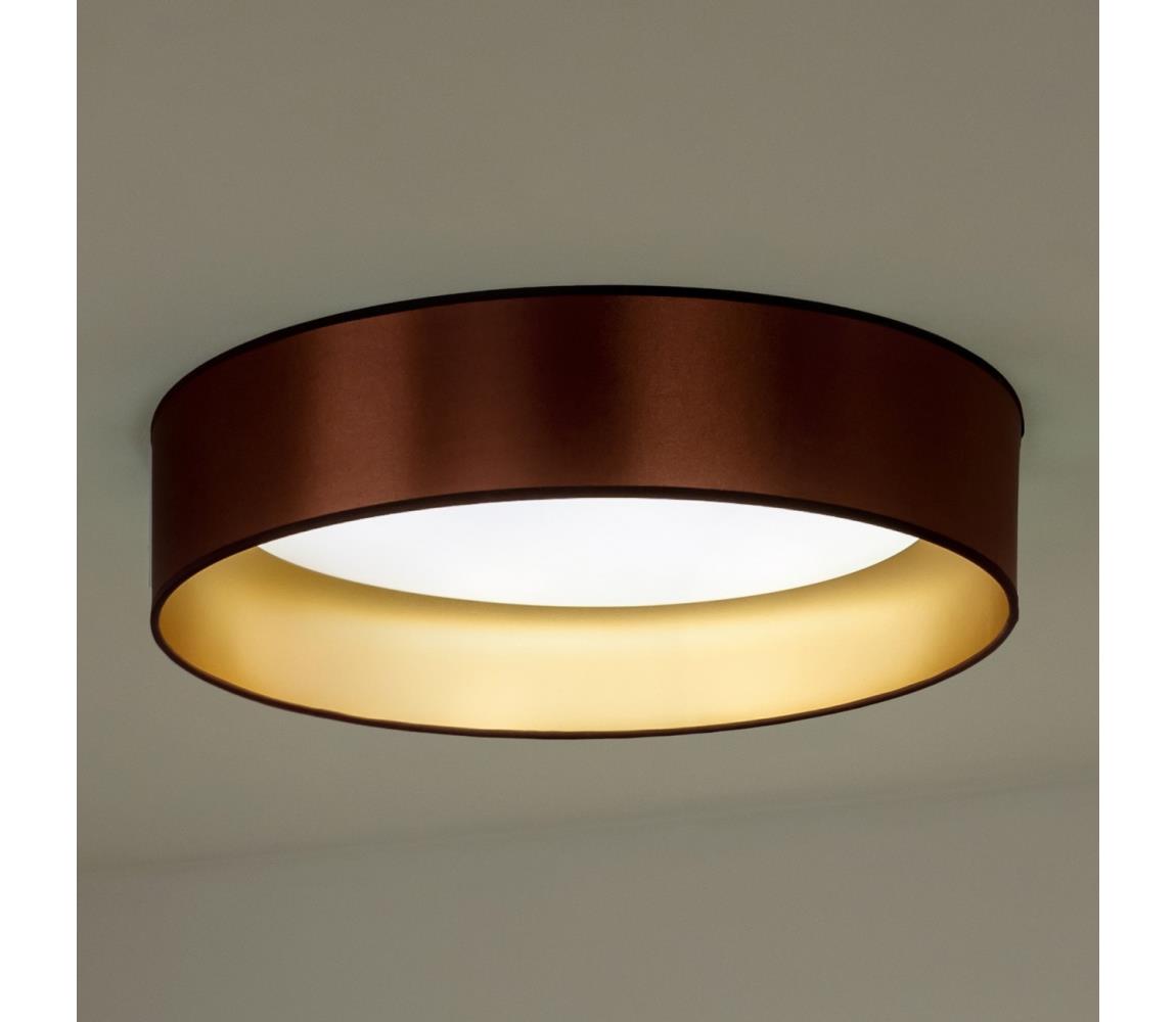 Duolla - LED Plafon ROLLER LED/24W/230V śr. 45 cm miedziany/złoty