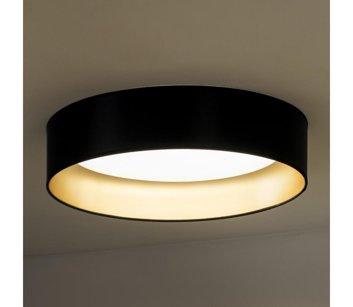 Duolla - LED Plafon ROLLER LED/24W/230V śr. 45 cm czarny/złoty