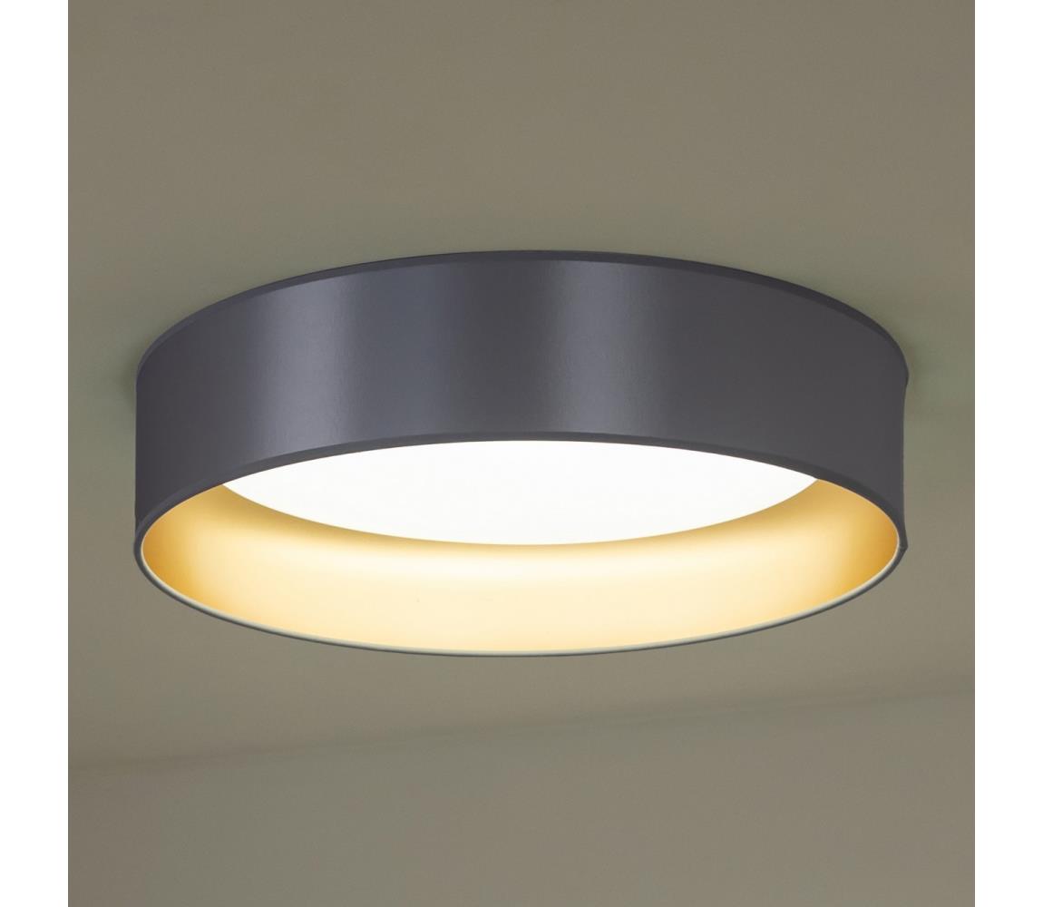 Duolla - LED Plafon ROLLER LED/24W/230V śr. 45 cm srebrny/złoty