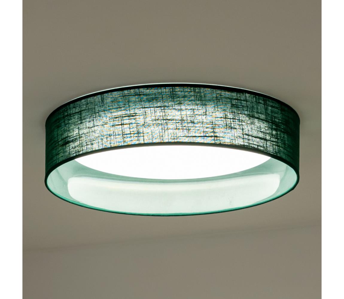 Duolla - LED Plafon ROLLER LED/24W/230V śr. 45 cm zielony