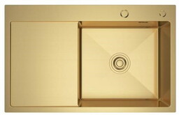 Zlewozmywak stalowy STEEL 7849R ZŁOTY