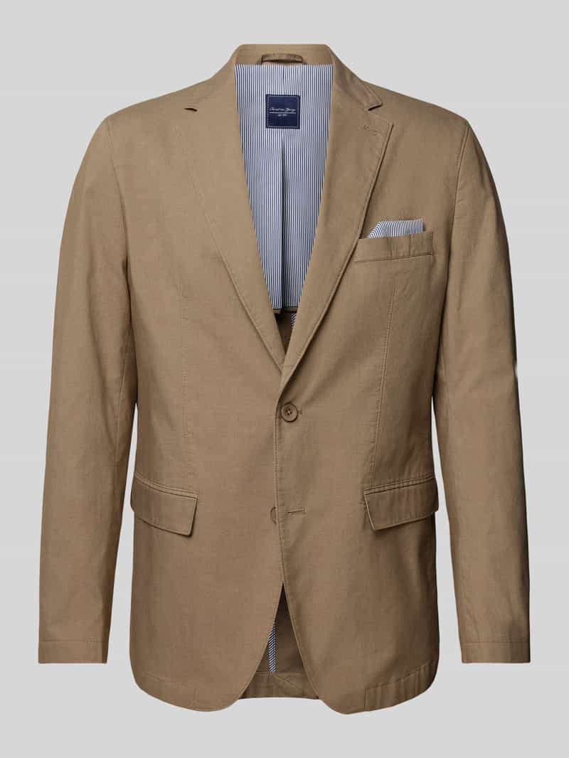 Marynarka na 2 guziki z kołnierzem z połami