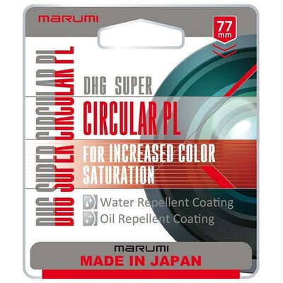 Marumi DHG Super Polarizer-filtr polaryzacyjny osłabiający (77 MM) DHG77SCIR