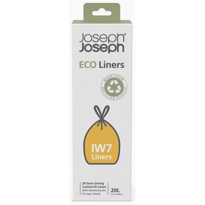 Zestaw 20 Worków Na Śmieci (20 L) Eco Liners Joseph Joseph