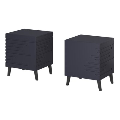 Szafka nocna NOVA 44x40x52 granat mat