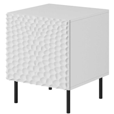 Szafka nocna HOLE 2szt. 44x40,5xH53,5 biały mat