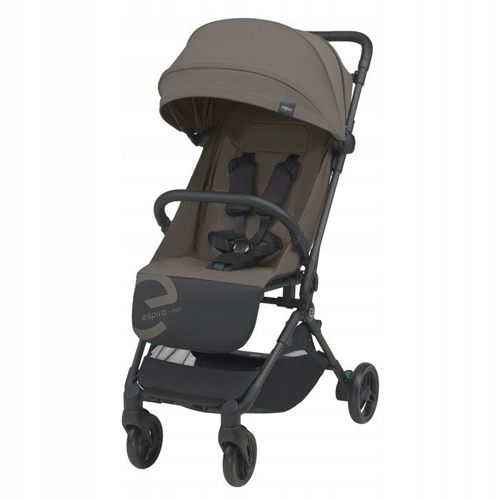 ESPIRO Wózek spacerowy POP Spacerówka Carbon 5,8KG Lekki wózek dziecięcy 09 tiramisu cake