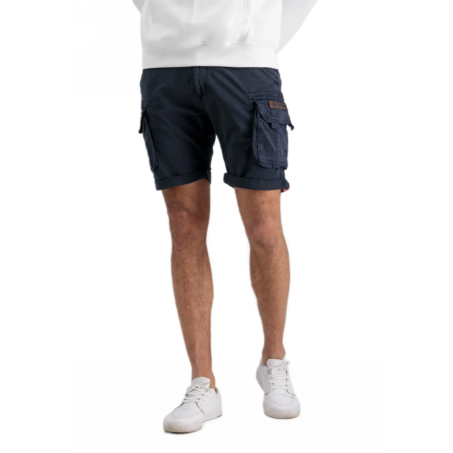 Spodenki Alpha Industries Crew Short 176203 07 - Granatowe RATY 0% | PayPo | GRATIS WYSYŁKA | ZWROT DO 100 DNI