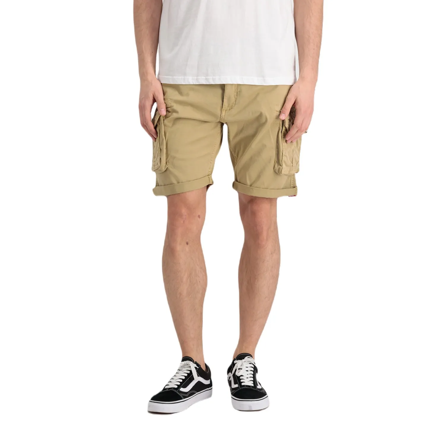 Spodenki Alpha Industries Crew Short 176203 14 - Piaskowe RATY 0% | PayPo | GRATIS WYSYŁKA | ZWROT DO 100 DNI