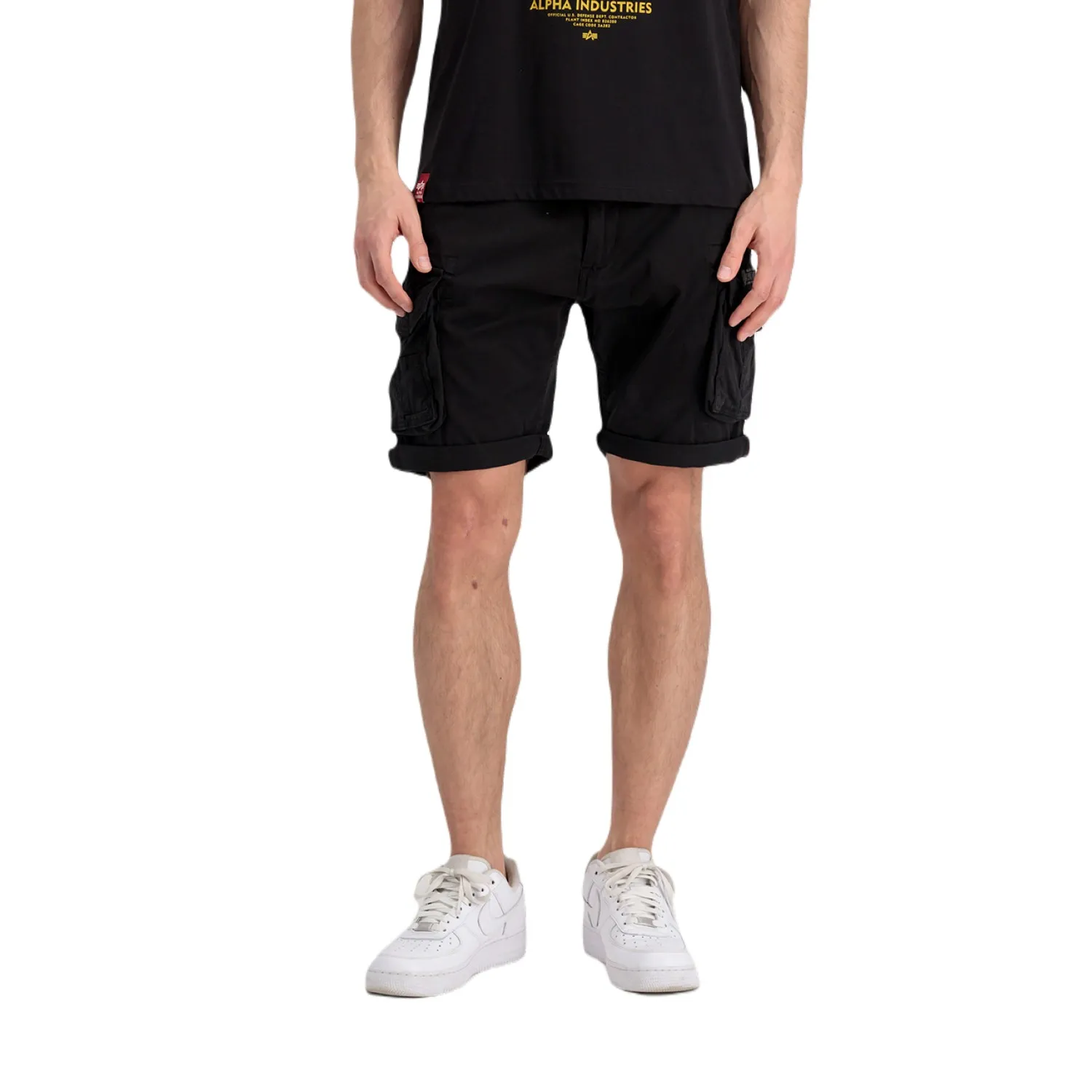 Spodenki Alpha Industries Crew Short 176203 03 - Czarne RATY 0% | PayPo | GRATIS WYSYŁKA | ZWROT DO 100 DNI