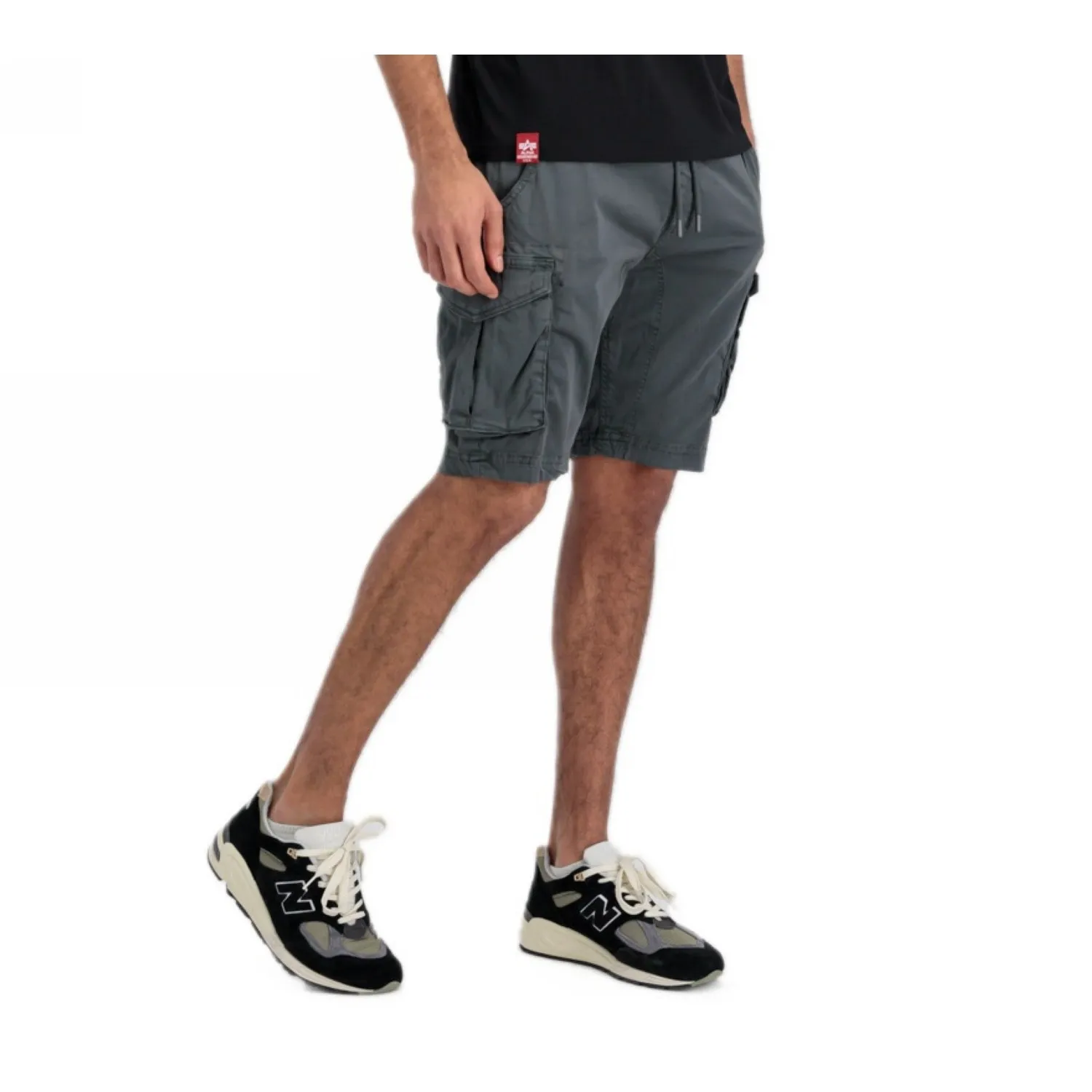 Spodenki Alpha Industries Cotton Twill Jogger Short 106251 684 - Vintage Grey RATY 0% | PayPo | GRATIS WYSYŁKA | ZWROT DO 100 DNI