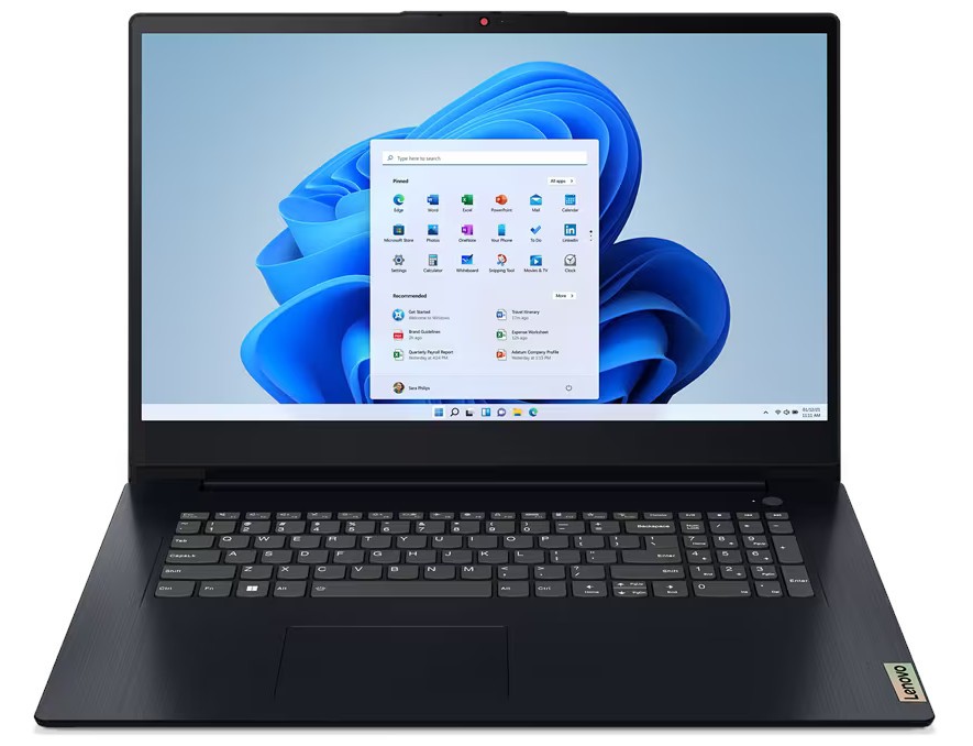 Lenovo Ideapad 3-17 - Core i5-1235U | 17,3''-FHD | 8GB | 512GB | Win11Home | Granatowy