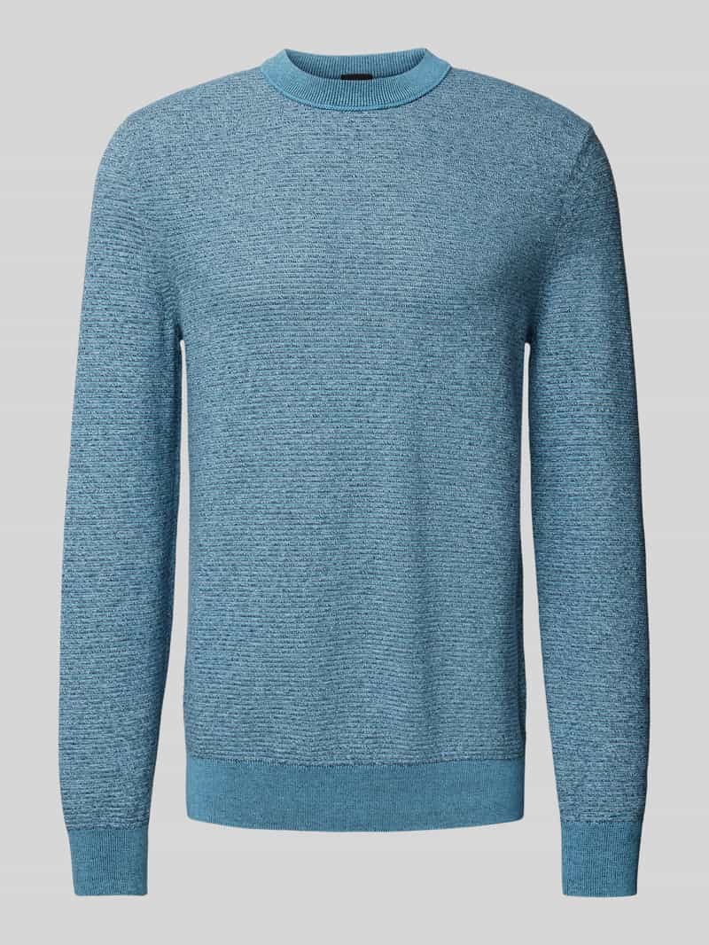 Sweter z dzianiny ze stójką