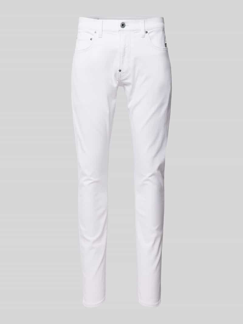 Jeansy o kroju skinny fit w jednolitym kolorze model ‘REVEND FWD’