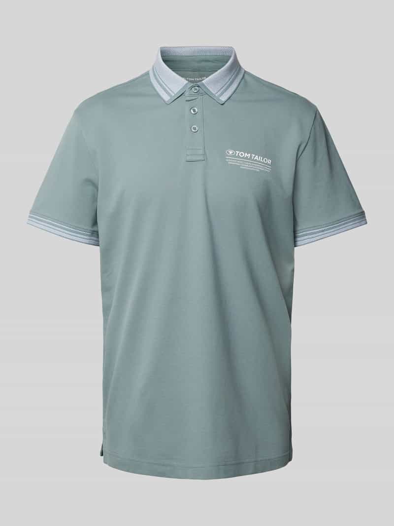 Koszulka polo o kroju regular fit z nadrukiem z logo