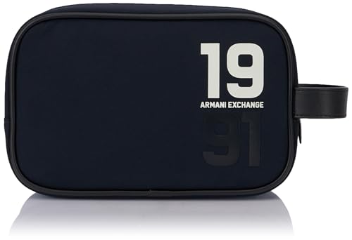Armani Exchange Men's Ninety-one, Front Logo Beauty, Black, czarny, jeden rozmiar