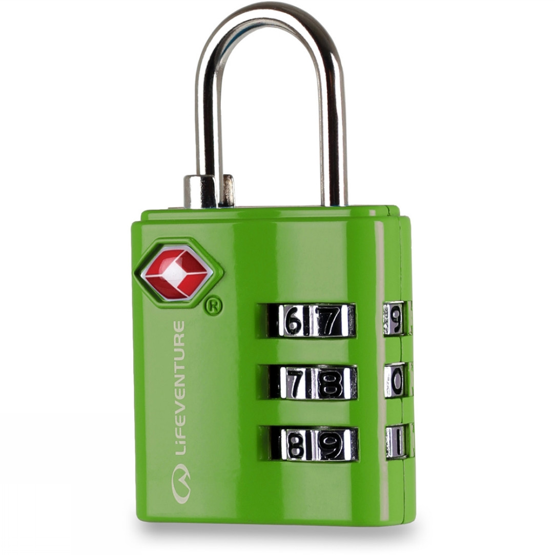 Kłódka LifeVenture TSA Combi Lock Kolor: zielony