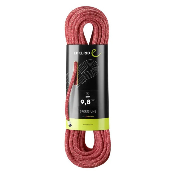Lina Edelrid Boa 9,8mm 40 m Kolor: czerwony