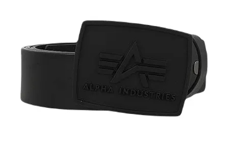 Pasek skórzany Alpha Industries All Black Belt 186905-03 - Czarny RATY 0% | PayPo | GRATIS WYSYŁKA | ZWROT DO 100 DNI