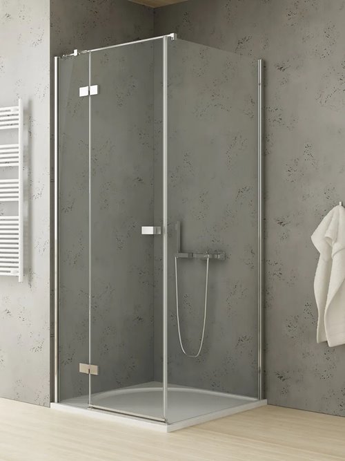 New Trendy Kabina prysznicowa drzwi uchylne 100x100 lewa EXK-5132 Reflexa