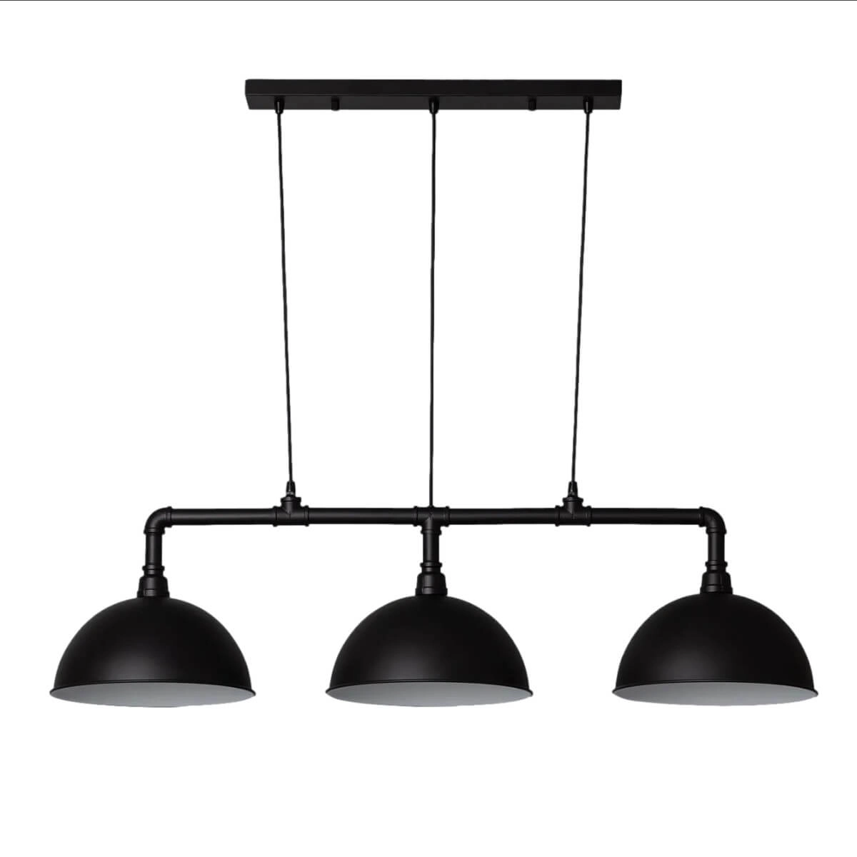 Kopułowa lampa wisząca Retro ABR-RRR-3XE27 Abruzzo potrójna czarny