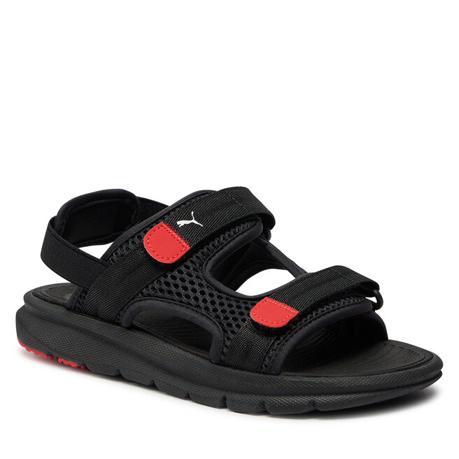 Sandały Puma Evolve Sandal Jr 390449-01 Puma Black/Puma White/For All Time Red