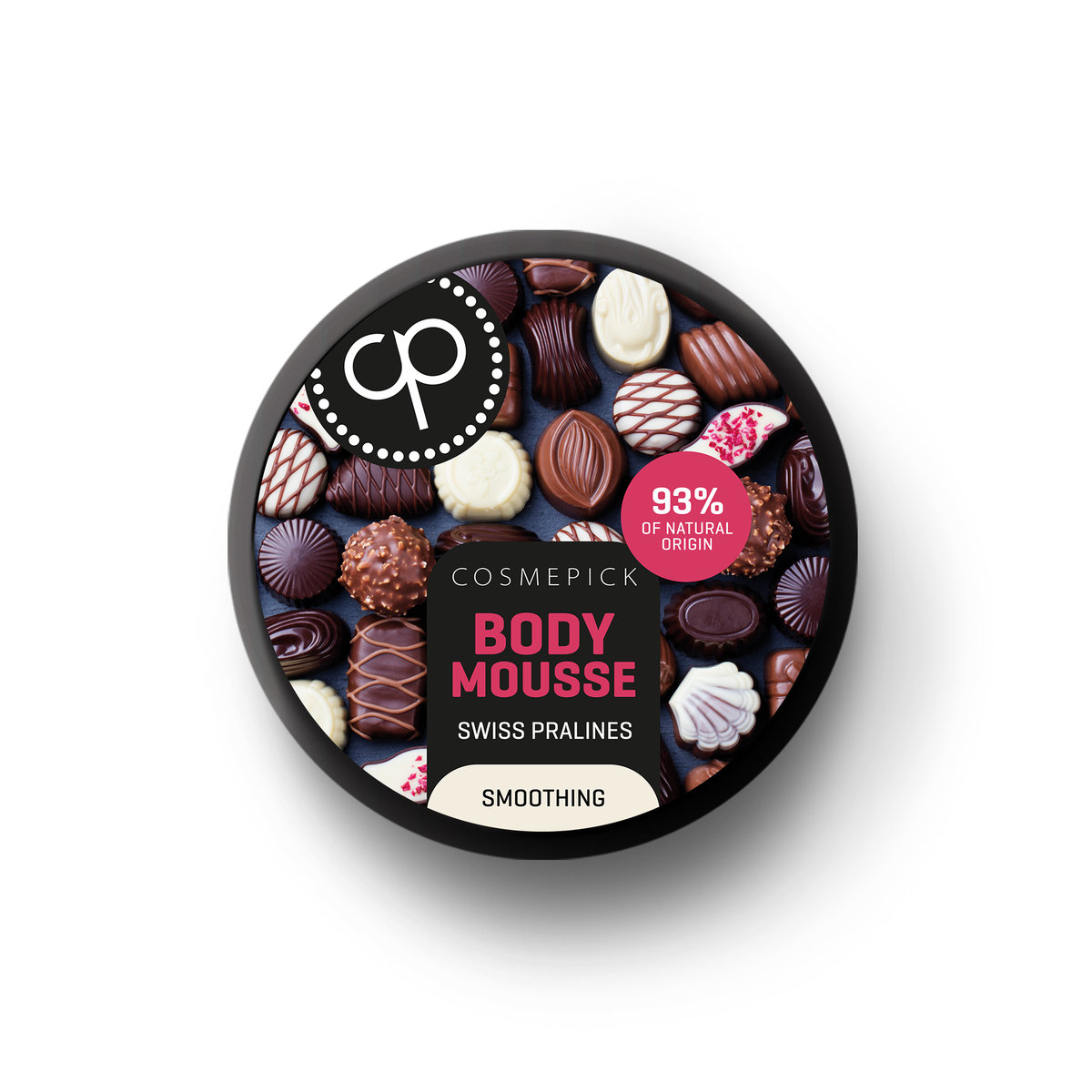 Cosmepick Body Mousse Swiss Pralines, Mus do ciała pralinkowy 200 ml