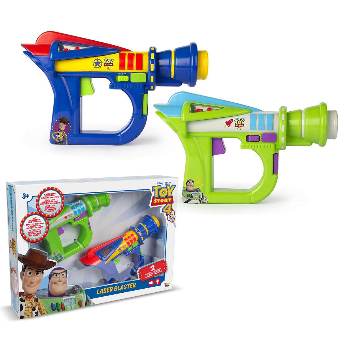 Toy Story Laser Tag Zestaw dla 2 Pistolety Laserowe