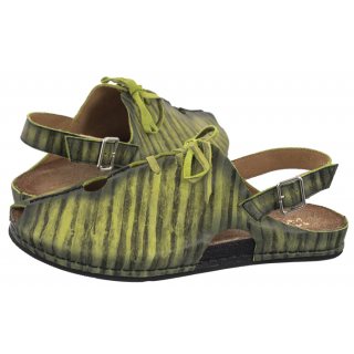 Sandały Zielone/Czarne 06418-09/00-6 (MA1190-b) Maciejka