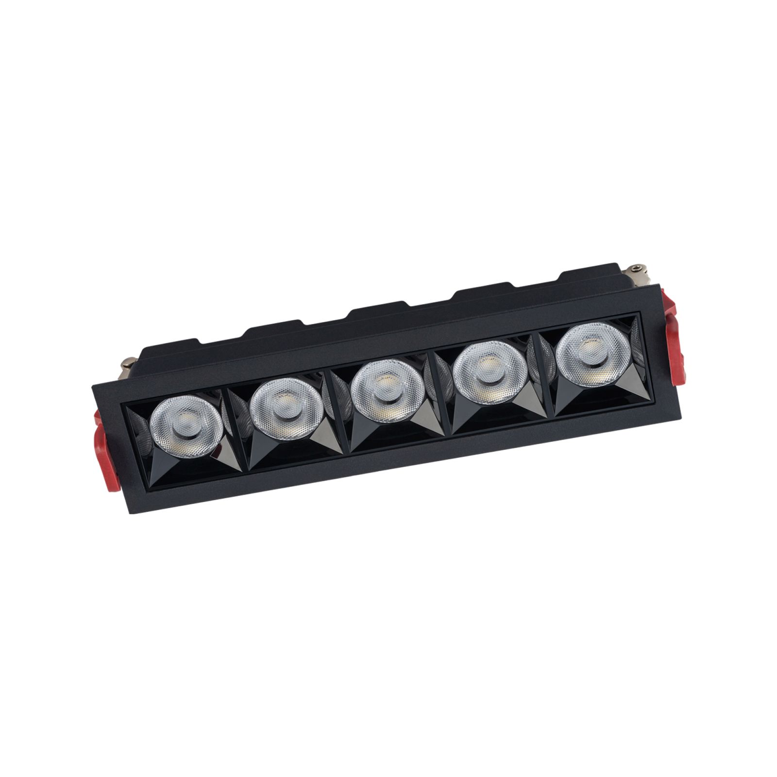 Czarna, ledowa lampa wpustowa 20,7cm 36deg; 3000K 10062 z serii MIDI LED