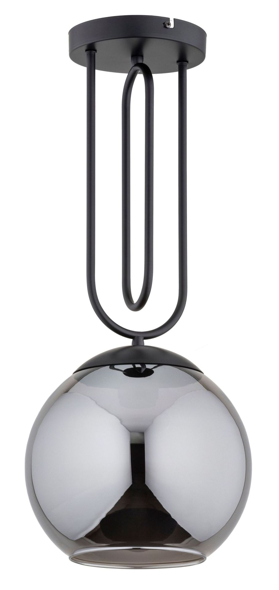 Designerska lampa sufitowa z ciemnym kloszem AL 61193 z serii RITA